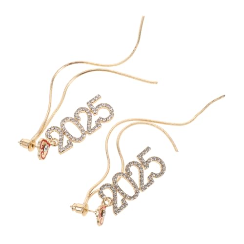 Gatuida Zahlenohrringe mit Anhänger Leichte Ohrhänger mit Quaste Schmuckgeschenke für Damen Passend zu Party Abschlussfeier und Alltag von Gatuida