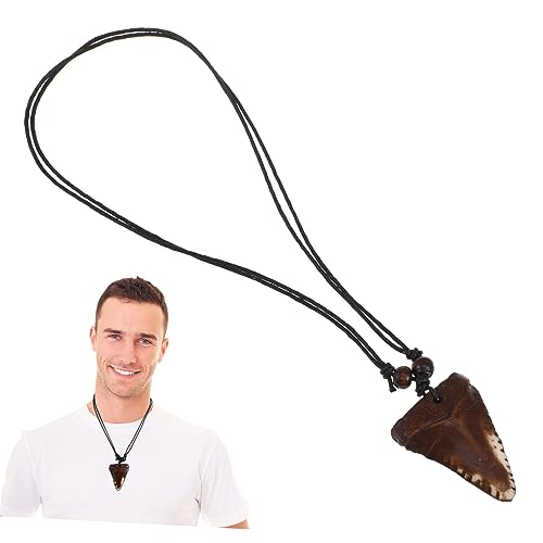 Gatuida Haifischzahn-halskette Für Männer Mit Anhänger Aus Haifischzahn-material Personalisierte Halskette Für Jungen Surfer- Stylische Zum Tragen Bei Reisen Oder Am Was von Gatuida