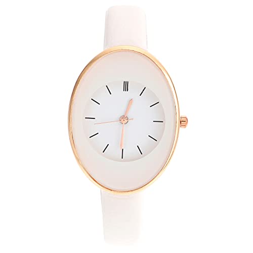 Gatuida Stylische Damen Armbanduhr Mit Lederarmband Präzise Quarzbewegung Und Verstellbarem Band Für Freizeit Und Geschäftsanlässe Zeitloses Design von Gatuida