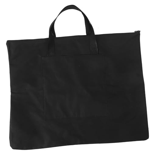 Gatuida wasserdichte Canvas Zeichnungstasche Dickes Material Stabile Tragetasche mit Reißverschluss Große Aufbewahrung für Zeichenbretter Skizzen Malutensilien für Künstler und Studenten von Gatuida