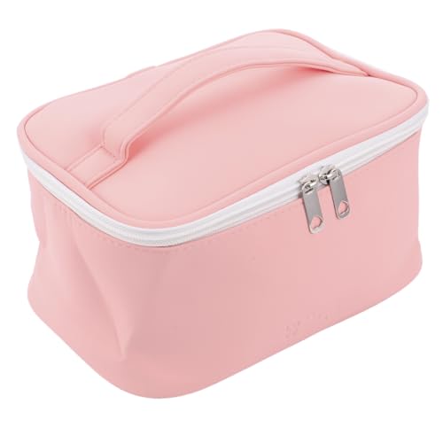 Gatuida wasserdichte Kosmetiktasche Damen PU Großes Fassungsvermögen Makeup Bag Leicht Tragbar Kosmetik Organizer Reisebeutel von Gatuida