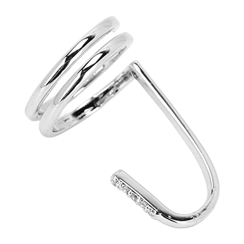 Gatuxe Fingernagelring, Modischer dekorativer Fingernagel-Öffnungsring für Damen für Schmuckgeschenke(3050 Platin) von Gatuxe