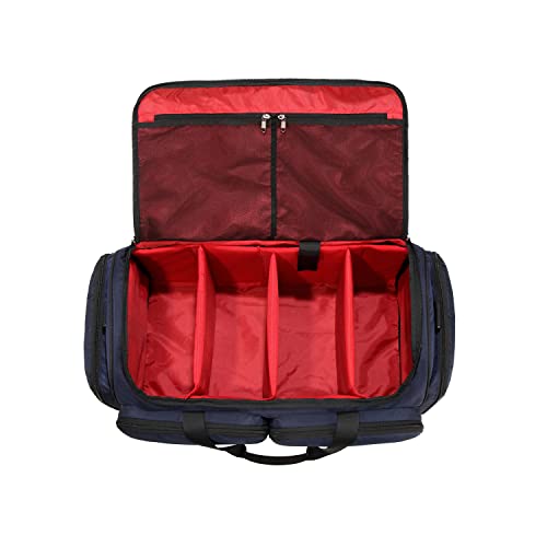 Sneaker Tasche Reise Schuhe Duffel Bag Herren Frauen Gym Sport Gepäck Duffle Tragetasche Tasche Trennwand Verstellbares Fach Tragbare Fußball Sportschuhe Träger Schwerlast Reisezubehör, Marineblau, von Gatycallaty