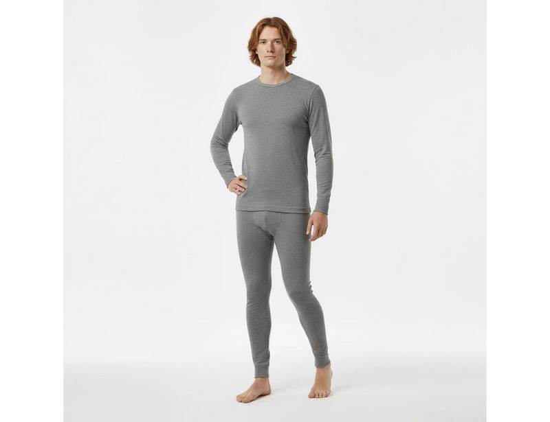 Gaubert Thermohemd Thermo Unterwäsche Set Herren Merinowolle Atmungsaktiv Geruchshemmend (Funktionsunterwäsche, 2-tlg., 1 x Oberteil, 1 x Unterhose) atmungsaktiv, wärmend, super soft, 4-Wege-Stretch von Gaubert