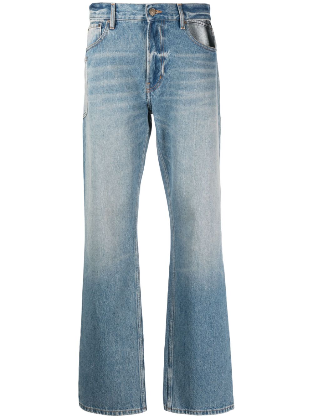 Gauchère Straight-Leg-Jeans mit Cut-Outs - Blau von Gauchère