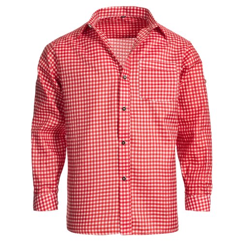 Gaudi-Leathers Herren GL6050 Trachtenhemd, Rot (Rot 010), M von Gaudi-Leathers