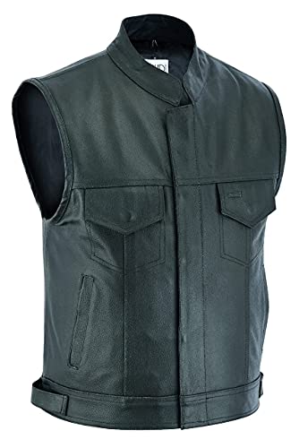 Gaudi-Leathers Herren Motorrad Lederweste Zipper GL202 Gr. 2XL von Gaudi-Leathers
