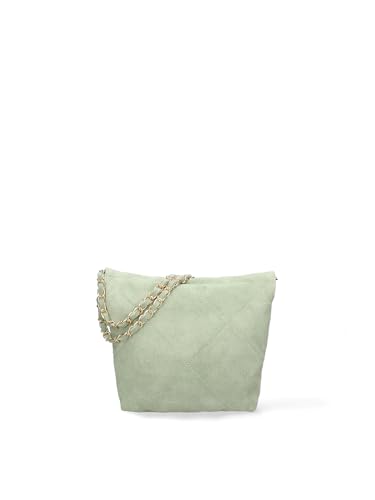 Gave Lux Damen-Handtasche aus echtem Leder, hergestellt in Italien, 19 x 23 x 6 cm, Minze, Einheitsgröße von Gave Lux