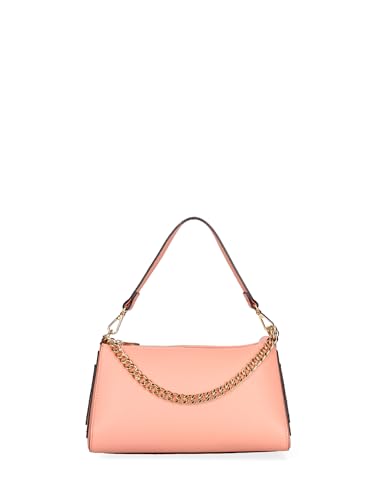 Gave Lux Damen-Handtasche aus echtem Leder, hergestellt in Italien, 26 x 14 x 12 cm, Lachsrosa, Einheitsgröße von Gave Lux