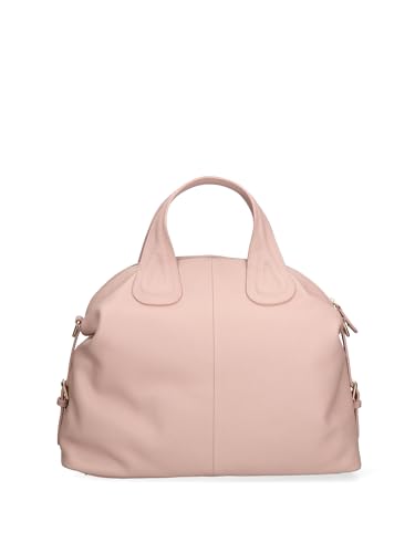 Gave Lux Damen-Handtasche aus echtem Leder, hergestellt in Italien, 42 x 30 x 16 cm, altrosa, Einheitsgröße von Gave Lux