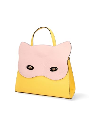 Gave Lux Damenhandtasche aus echtem Leder 32x28x13 cm GLX22896923FBG-PARENT, Gelb und Rosa Gave Lux Damenhandtasche aus echtem Leder 32x28x13 cm GLX22896923FBG-PARENT, Gelb und Rosa von Gave Lux