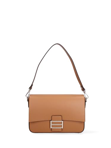 Gave Lux Umhängetasche für Damen aus echtem Leder, hergestellt in Italien, 25 x 17 x 7 cm, Leder, Einheitsgröße von Gave Lux