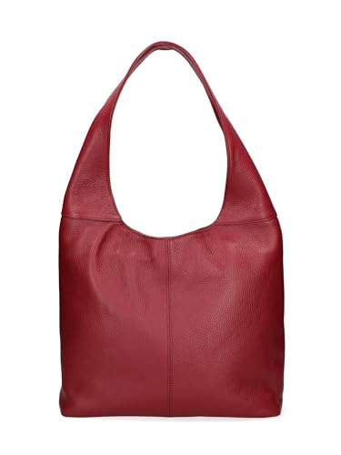 Gave Lux Umhängetasche für Damen. Handwerkliches Produkt. Außenmaterial: Echtes Leder. HERGESTELLT IN ITALIEN. GLX220702923FBG-D10_RUBY. 39x55x13 cm von Gave Lux
