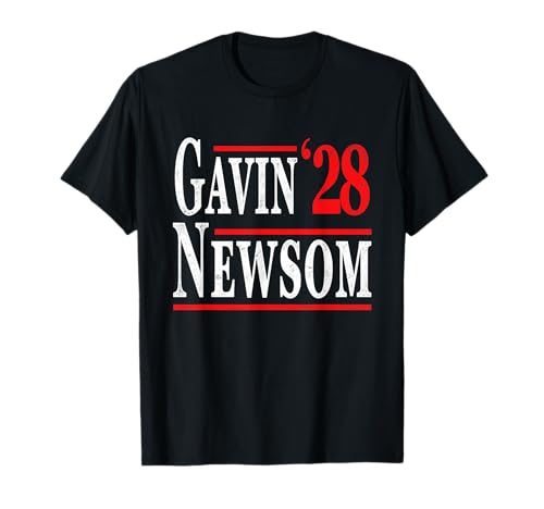 Gavin Newsom 2028 Für Präsidenten Wahlkampagne Männer Frauen T-Shirt Gavin Newsom 2028 Für Präsidenten Wahlkampagne Männer Frauen T-Shirt von Gavin Newsom 2028 For President Campaign Co.