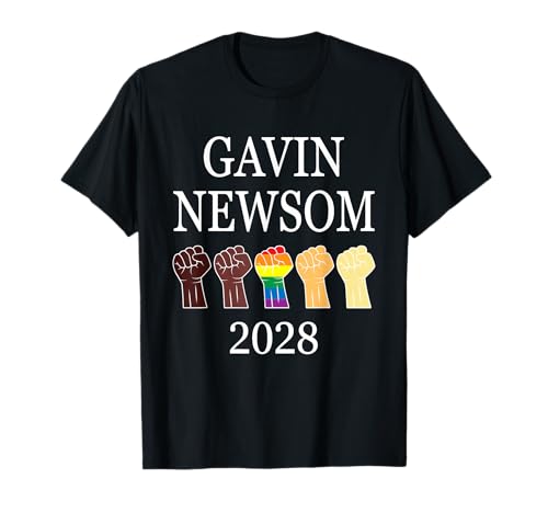 Gavin Newsom 2028 Für Präsidenten Wahlkampagne Männer Frauen T-Shirt Gavin Newsom 2028 Für Präsidenten Wahlkampagne Männer Frauen T-Shirt von Gavin Newsom 2028 For President Campaign Co.