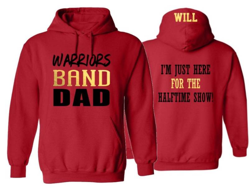 Band Dad Hoodie | Vatertags Geschenk Für Ihn Papa Benutzerdefinierte Personalisiertes von GavinsAllye