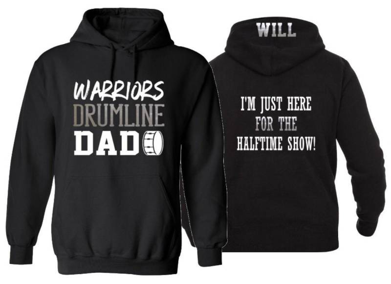 Drumline Dad Hoodie | Vatertags Geschenk Für Ihn Papa Benutzerdefinierte Band Personalisiertes von GavinsAllye
