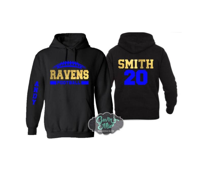 Fußball Hoodie | Team & Farben Anpassen Spirit Wear Benutzerdefinierte Erwachsenen - Oder Jugendgrößen von GavinsAllye