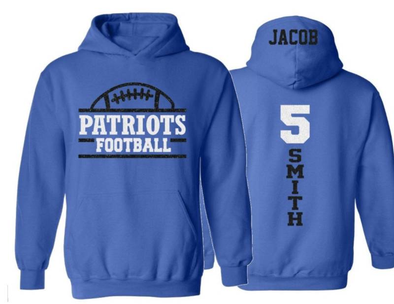 Glitzer Fußball Hoodie | Bling Team & Farben Anpassen Spirit Wear Erwachsenen - Oder Jugendgrößen von GavinsAllye