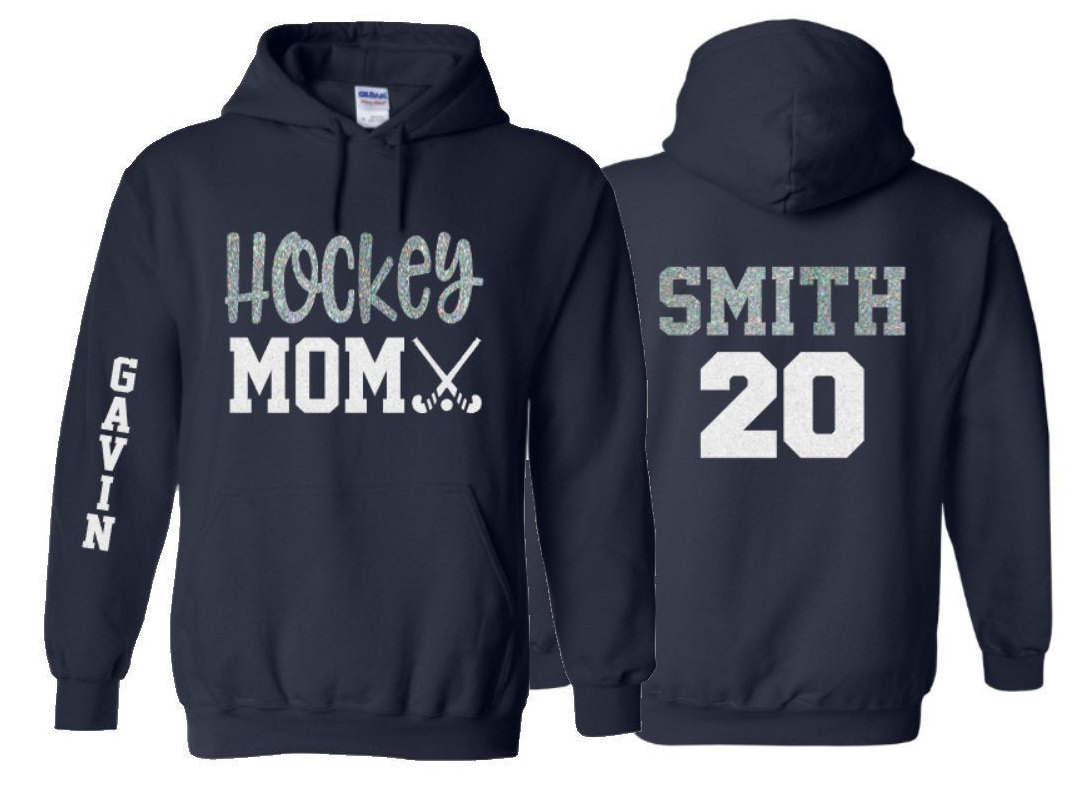 Hockey Mom Hoodie | Feldhockey Hoodies Spirit Wear Farben Anpassen von GavinsAllye