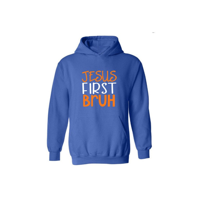 Jesus Erster Bruh Hoodie | Christlicher Religiöser Jugend & Erwachsene von GavinsAllye