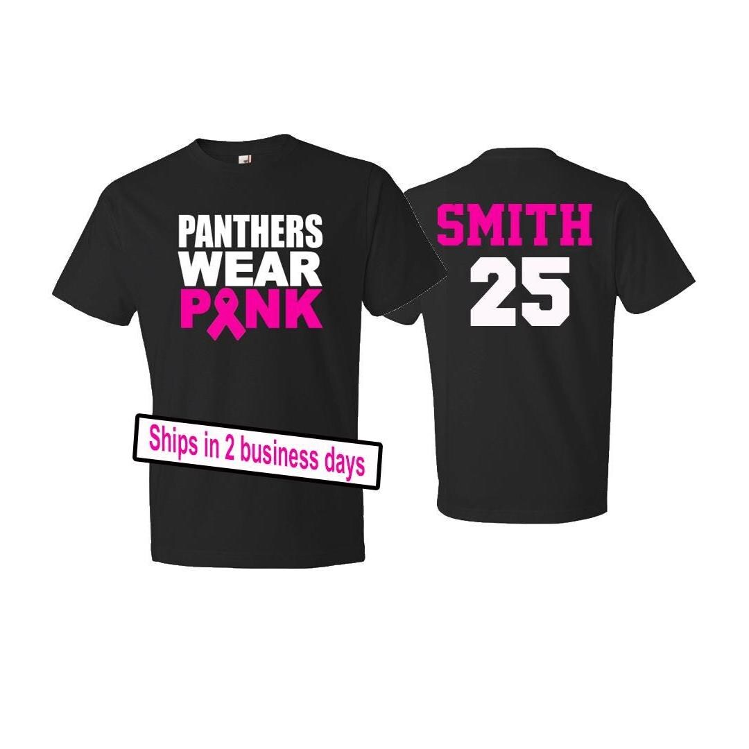 Pinkes Hemd | Trage Rosa Kurzarm T-Shirt Brustkrebs Shirt Awareness von GavinsAllye