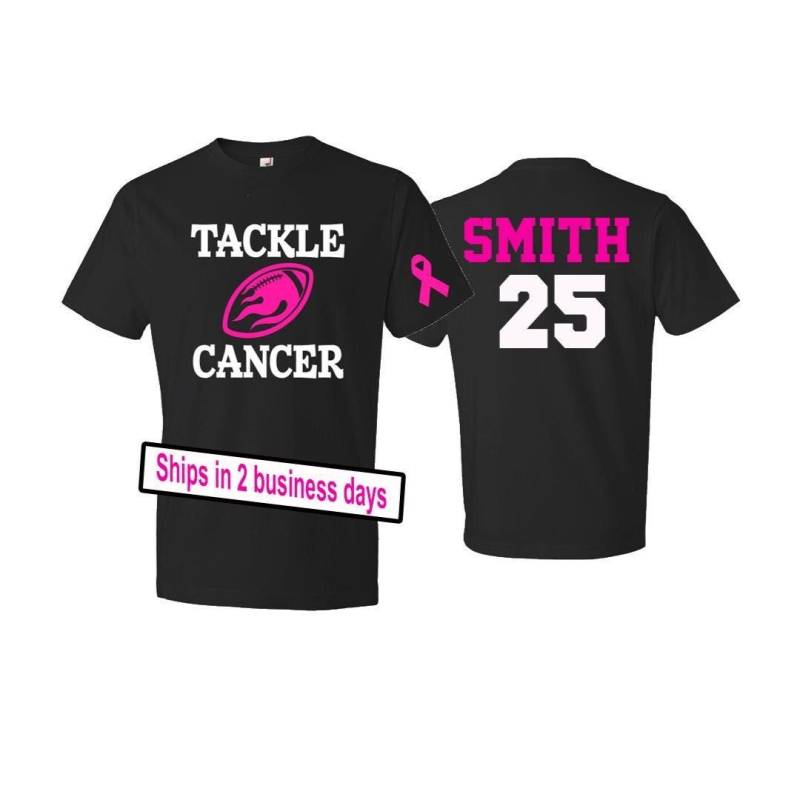 Tackle Krebs Shirt | Fußball Kurzarm T-Shirt Krebsbewusstsein von GavinsAllye