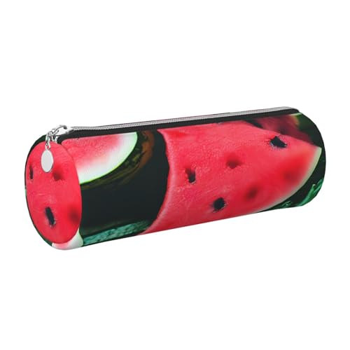 GaxfjRu Etui für Füllfederhalter, Leder, mit Reißverschluss, Rot von GaxfjRu