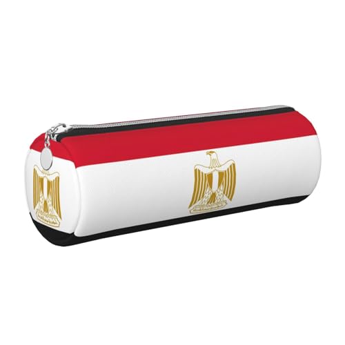 GaxfjRu Etui für Füllfederhalter, ägyptische Flagge, Leder, mit Reißverschluss, weich, genarbt von GaxfjRu