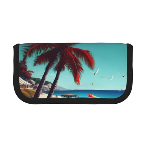 GaxfjRu Federmäppchen aus Segeltuch mit niedlichem Punktemuster, organisierte Aufbewahrung für Picknicks und den täglichen Gebrauch, Make-up-Tasche, Stifthalter von GaxfjRu