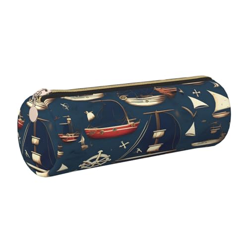 GaxfjRu Federmäppchen für Füllfederhalter und Bleistifte, Leder, mit Reißverschluss, genarbt, weich von GaxfjRu