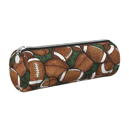 GaxfjRu Federmäppchen für Füllfederhalter und Bleistifte, Leder, mit Reißverschluss, weich, Grün von GaxfjRu