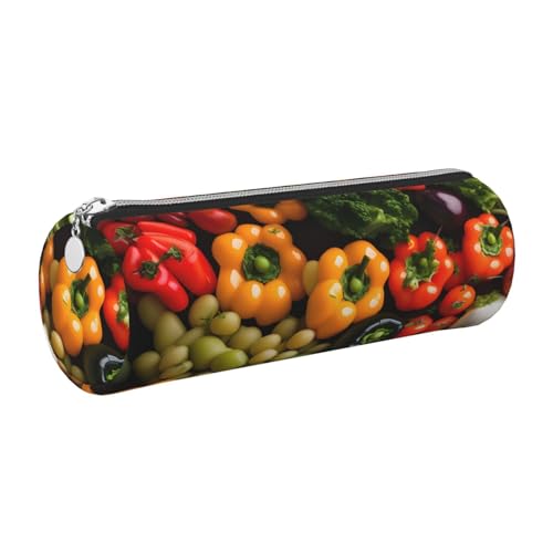 GaxfjRu Füller für Füllfederhalter und Bleistifte mit Reißverschluss, weiches Leder von GaxfjRu