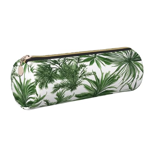 GaxfjRu Füllfederhalter für Füllfederhalter und Bleistifte aus Leder, mit Reißverschluss, weich, mit Blumenmuster von GaxfjRu