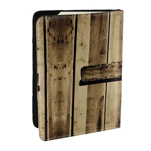 GaxfjRu Reisepasshülle aus Leder, wasserdicht, Reisebrieftasche, Reisepasshülle für Damen und Herren, Schwarz , Einheitsgröße von GaxfjRu