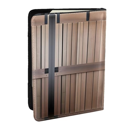 GaxfjRu Reisepasshülle aus Leder mit Blumendruck, wasserdicht, Reisebrieftasche, Reisepasshülle für Damen und Herren, Blaugrün, Schwarz , Einheitsgröße von GaxfjRu