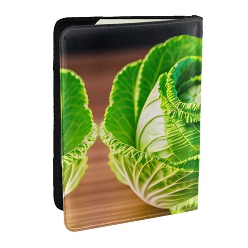 GaxfjRu Reisepasshülle aus Leder mit hellem Kohldruck, wasserdicht, Reisebrieftasche, Reisepasshülle für Damen und Herren, Schwarz , Einheitsgröße von GaxfjRu