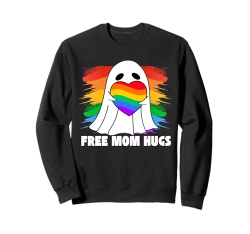 Kostenlose Mama Umarmt LGBT Pride Parades Regenbogen Transgender Schwul Sweatshirt von Gay All Day Garb