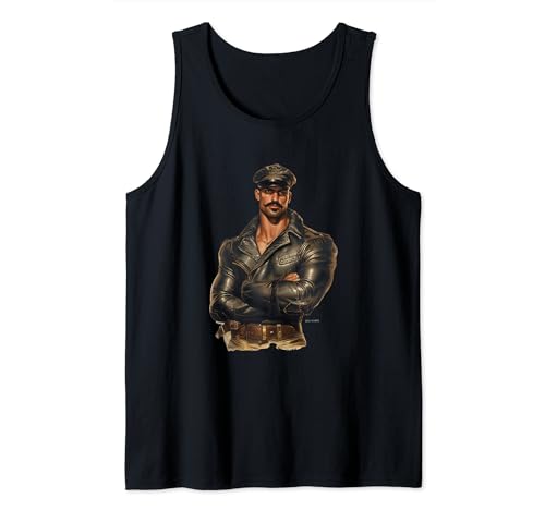 Schwuler Leder-Schwuler Dom Daddy Man Bär Dom Top Schwuler Bartstolz Tank Top Schwuler Leder-Schwuler Dom Daddy Man Bär Dom Top Schwuler Bartstolz Tank Top von Gay Finland Hairy Bear Moustache Master & Sub