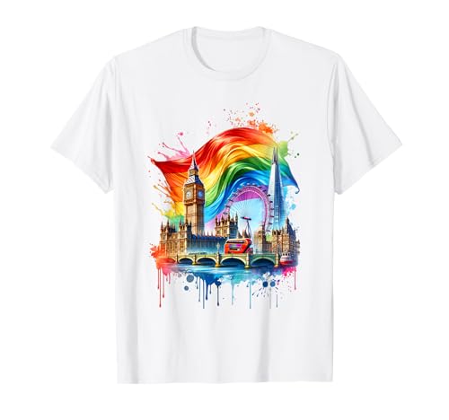 Gay London LGBTQ Gay Pride Lesben Männer Frauen London T-Shirt Gay London LGBTQ Gay Pride Lesben Männer Frauen London T-Shirt von Gay London LGBTQ Apparel