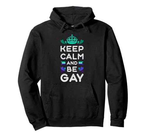 Homosexuelle Männer, Keep calm and be gay, Pride Pullover Hoodie Homosexuelle Männer, Keep calm and be gay, Pride Pullover Hoodie von Gay Pride LGBT by Content Design Studio