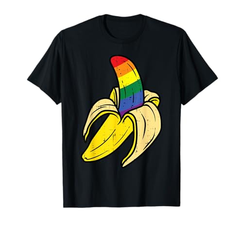 Regenbogenflagge Banane Gay Pride Ally LGBTQ LGBT Men Pup T-Shirt Regenbogenflagge Banane Gay Pride Ally LGBTQ LGBT Men Pup T-Shirt von Gay Pride Shirts LGBTQ Ally LGBT Men Women Gift