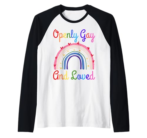 Offen schwul & geliebt Proud Pride Herren Damen Happy Fun Real Luv Raglan Offen schwul & geliebt Proud Pride Herren Damen Happy Fun Real Luv Raglan von Gay Pride Shopp