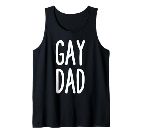Herren SCHWULER Vater Stolz auf Meinen schwulen Vater zum Vatertag Tank Top Herren SCHWULER Vater Stolz auf Meinen schwulen Vater zum Vatertag Tank Top von Gay Pride Statement Designs