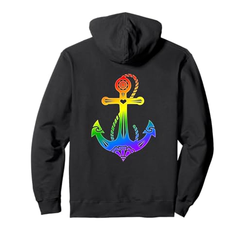 Anker Regenbogen Gay Pride LGBT Symbol Hoffnung Glaube Liebe Pullover Hoodie Anker Regenbogen Gay Pride LGBT Symbol Hoffnung Glaube Liebe Pullover Hoodie von Gay Pride T-shirts and Hoodies by yuma