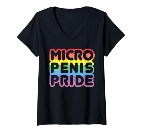 Damen Micro Penis Pride//Mach Deine Zentimeter Wieder groß, Gay LGBTQ T-Shirt mit V-Ausschnitt Damen Micro Penis Pride//Mach Deine Zentimeter Wieder groß, Gay LGBTQ T-Shirt mit V-Ausschnitt von Gay is OK - USA LGBTQ Gift Tees