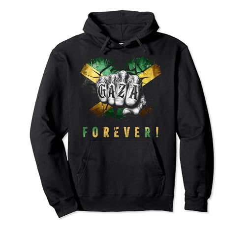 Gaza Forever Jamaikanische Flagge Dancehall Vybz Fans Herren Damen Pullover Hoodie Gaza Forever Jamaikanische Flagge Dancehall Vybz Fans Herren Damen Pullover Hoodie von Gaza Fan Jamaica Dancehall Music Artiste Lover Tee