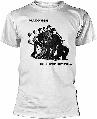 Gazju Madness T-T-Shirts Hemden One Step Beyond Ska 2tone mod Suggs The Specials Band Vinyl cd W(Large) von Gazju