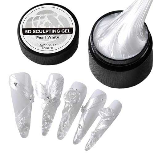 Gazocua Festes Konstruktionsgel Für Nägel - Weißes Sculpture Gel Für Die Nägel - Glatte Maniküre Dekorationskleber | Für Fingernagelverlängerung Schönheit Charme Modellierung Und Skulptur Design Gazocua Festes Konstruktionsgel Für Nägel - Weißes Sculpture Gel Für Die Nägel - Glatte Maniküre Dekorationskleber | Für Fingernagelverlängerung Schönheit Charme Modellierung Und Skulptur Design von Gazocua