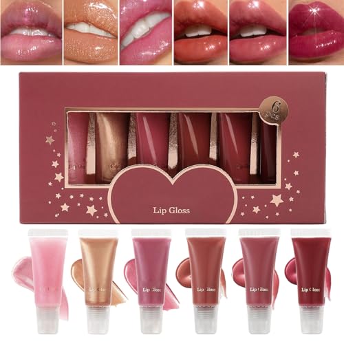 Gazocua Getönte Lippenfarbe | Lang Anhaltend Glänzender Lippenstift - Feuchtigkeitsspendende Volumen-Lippenfarbe Für Damen von Gazocua